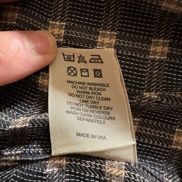 Burberry London Men's Woven Button Up Shirt - Picture 7 of 8